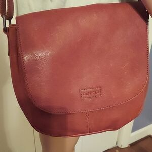 Women's Red Leather Bag